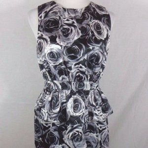 KATE YOUNG For TARGET Dress 4 Black White Satin